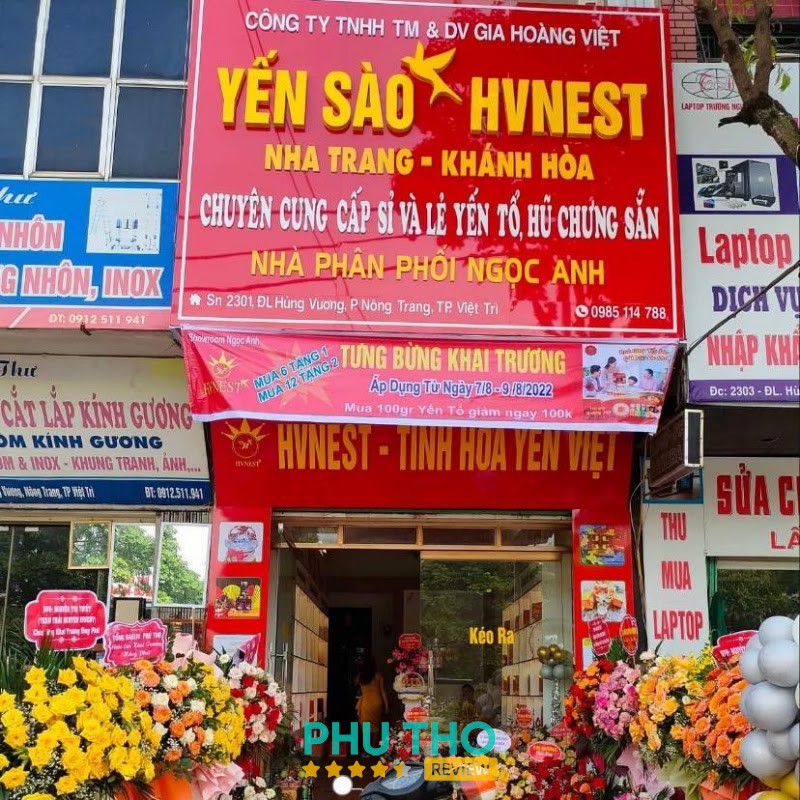 Showroom Yến Sào Hoàng Việt - Nông Trang, Phú Thọ