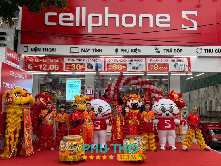CellphoneS 321 Cù Chính Lan Hòa Bình
