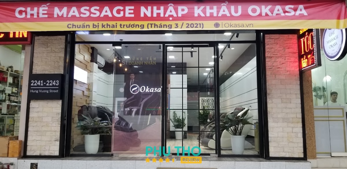 Ghế massage Okasa - Phú Thọ – Nông Trang