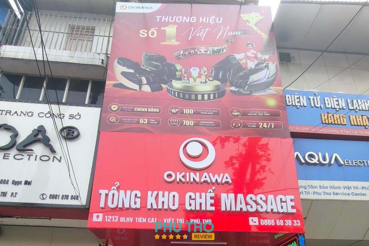 Tổng Kho Ghế Massage Okinawa Độc Quyền tại Phú Thọ – hình ảnh 3