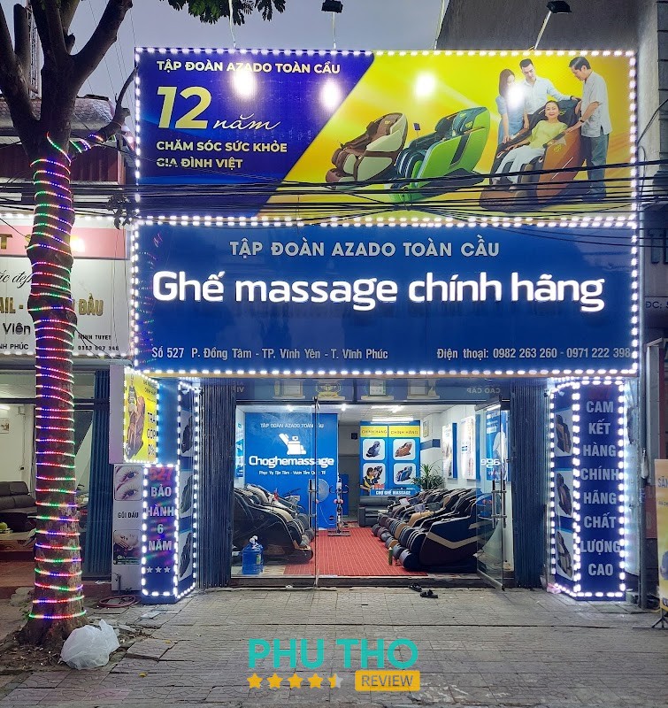 Ghế massage chính hãng Azado Vĩnh Yên - Vĩnh Phúc CS2