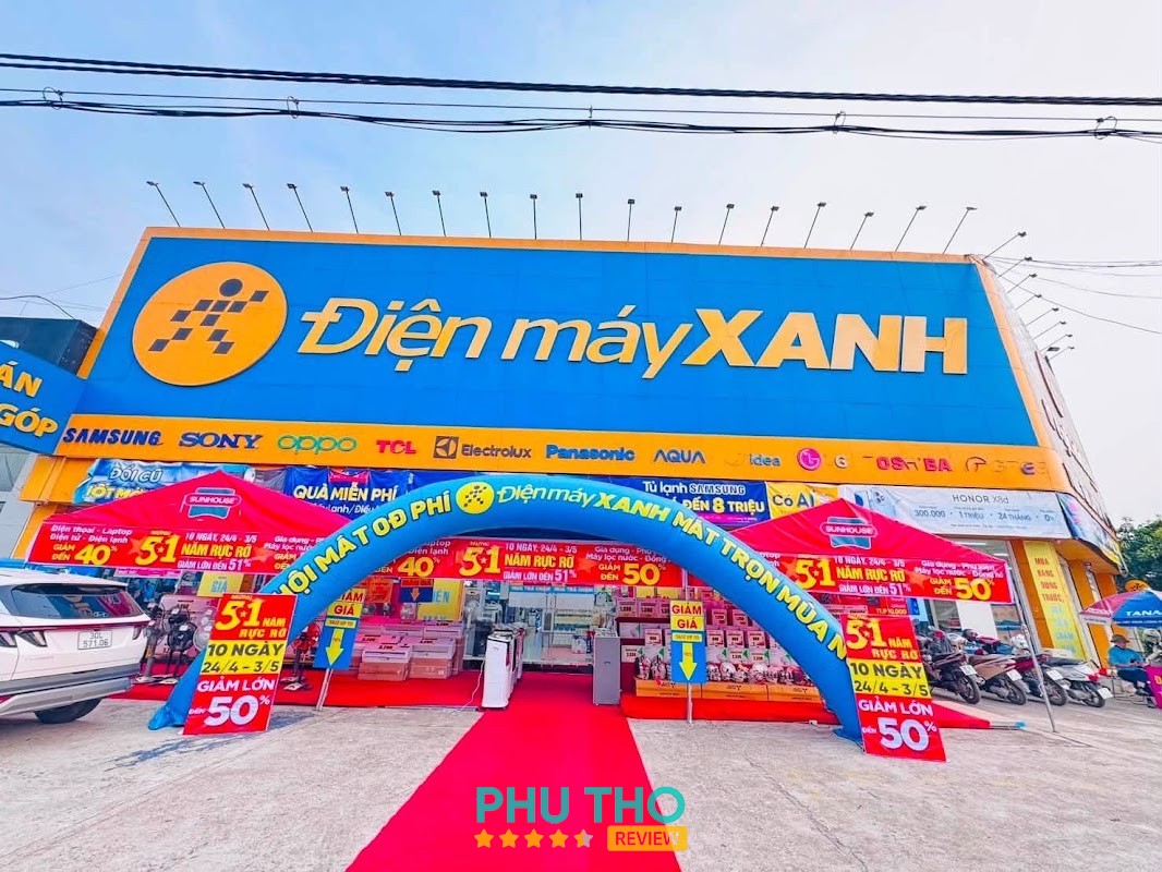 Điện máy xanh Phúc Yên – 389A Hai Bà Trưng