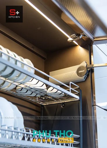 Tủ Bếp Inox Cánh Kính Cao Cấp - S Plus Kitchen