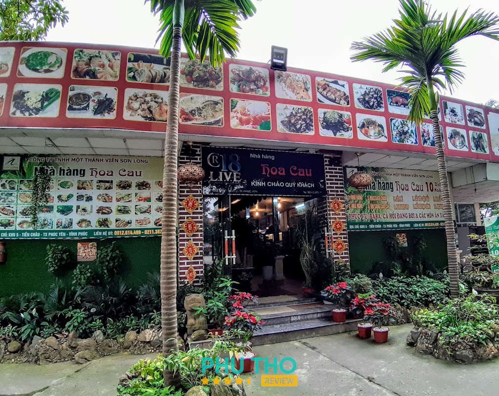 Nhà Hàng Hoa Cau Phúc Yên