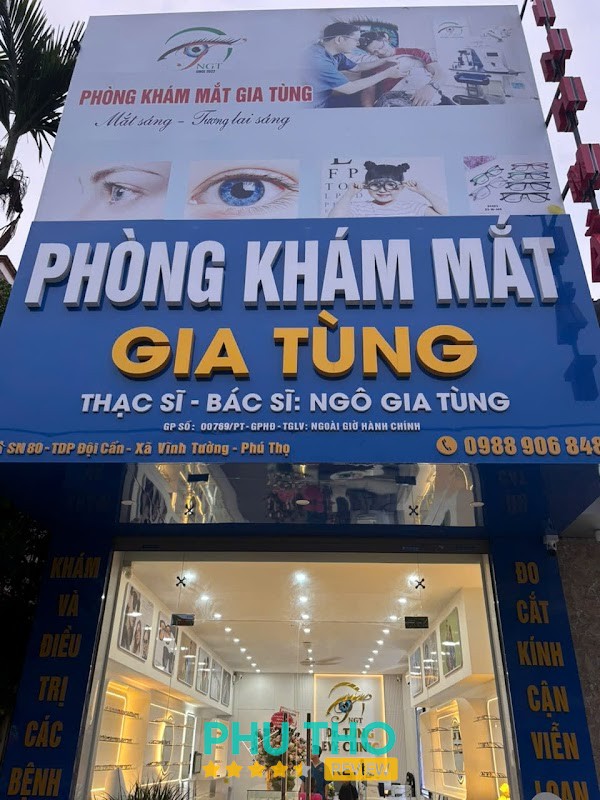 PHÒNG KHÁM MẮT GIA TÙNG Phú Thọ
