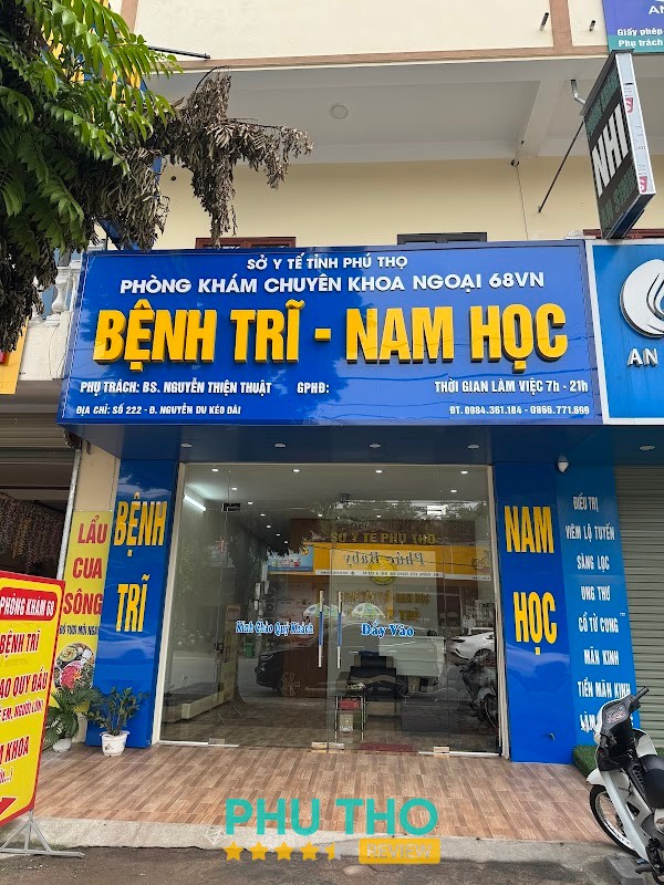 Phòng khám trĩ nam học Phú Thọ