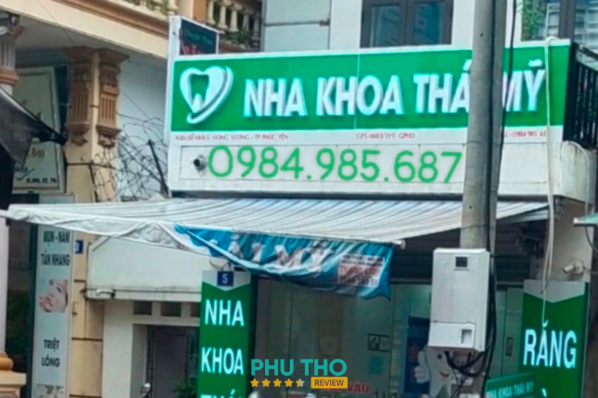 Phòng khám Nha Khoa Thái Mỹ Thái Nguyên Phúc Yên