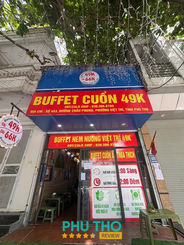 Buffet Nem Nướng Việt Trì 49k