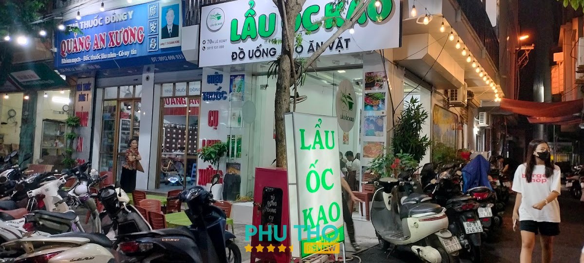 Lẩu Ốc Kao 70A Lê Xoay Vĩnh Phúc