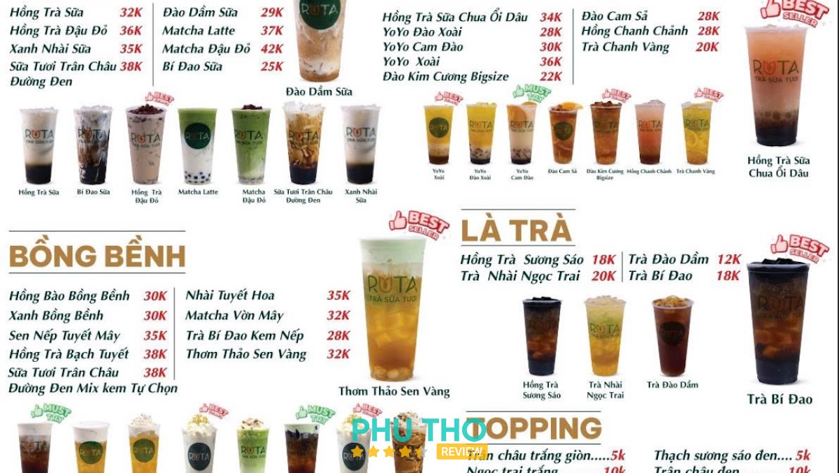 Ruta - Trà Sữa Tươi Thổ Tang – hình ảnh 3