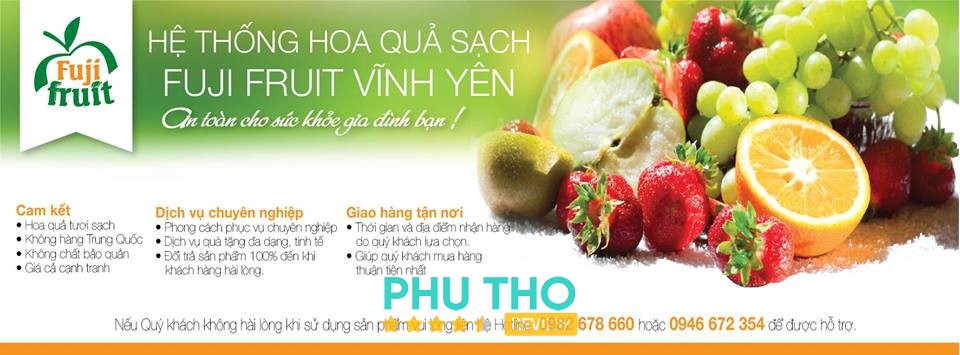 Hoa quả sạch Fuji Vĩnh Yên