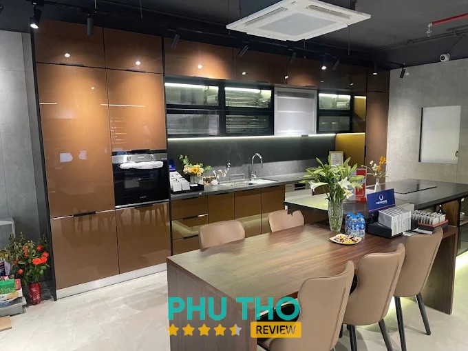 Không gian và sản phẩm tủ bếp Vinakit