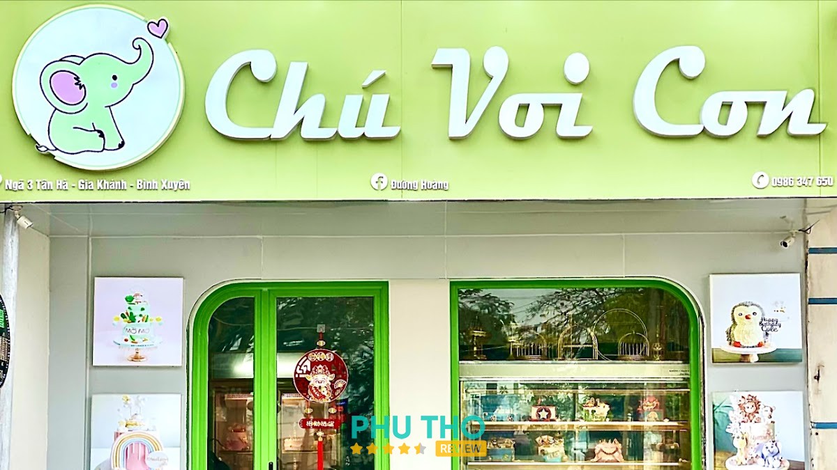 Tiệm bánh Chú Voi Con Vĩnh Phúc