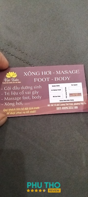 massage Xông hơi Vạn Xuân – hình ảnh 2