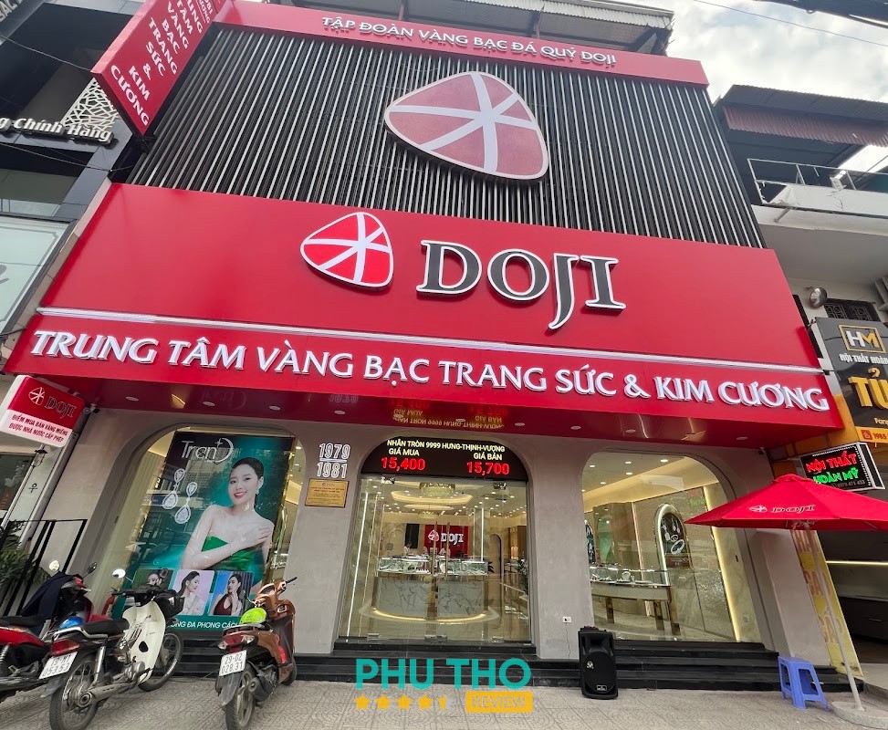 Trung tâm Vàng Bạc Trang Sức DOJI Phú Thọ Việt Trì